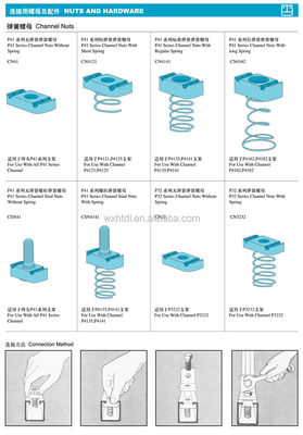 شراء طويلا M5 M6 M8 M10 M12 3/8 في قناة القوس العود الربيعي 5 حزمة online manufacture