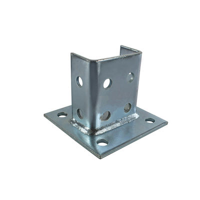 شراء 6x6 4x4 سطح حار الغطس الصلب المغلفة قاعدة البريد للخرسانة الألومنيوم قناة الوصول online manufacture