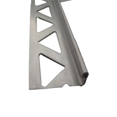 جودة  Brushed Stainless Steel Corner Tile Trim Edging Wall Decoration L Profile Polished مصنع